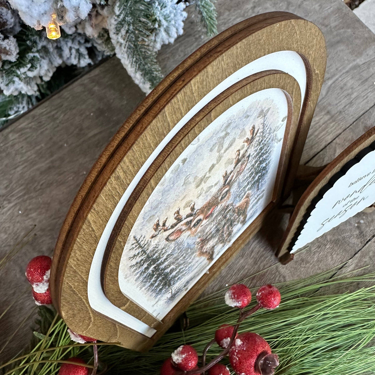 Woodland Red-Nosed Reindeer | Coordinating Set