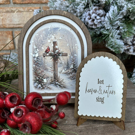 Cardinal Cross of Hope | Coordinating Set