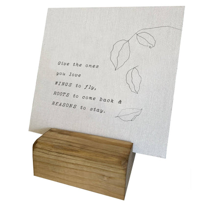 Mini Canvas, Wings To Fly, Shelf Decor