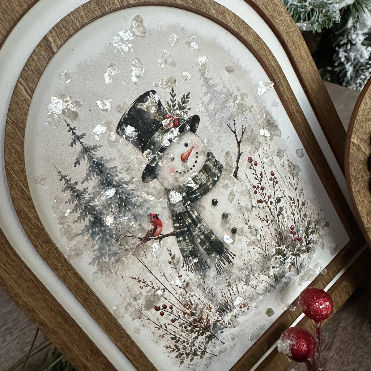 Winter Wonderland Snowman & Cardinal | Coordinating Set