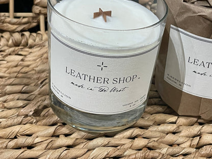 “Leather Shop” Candle