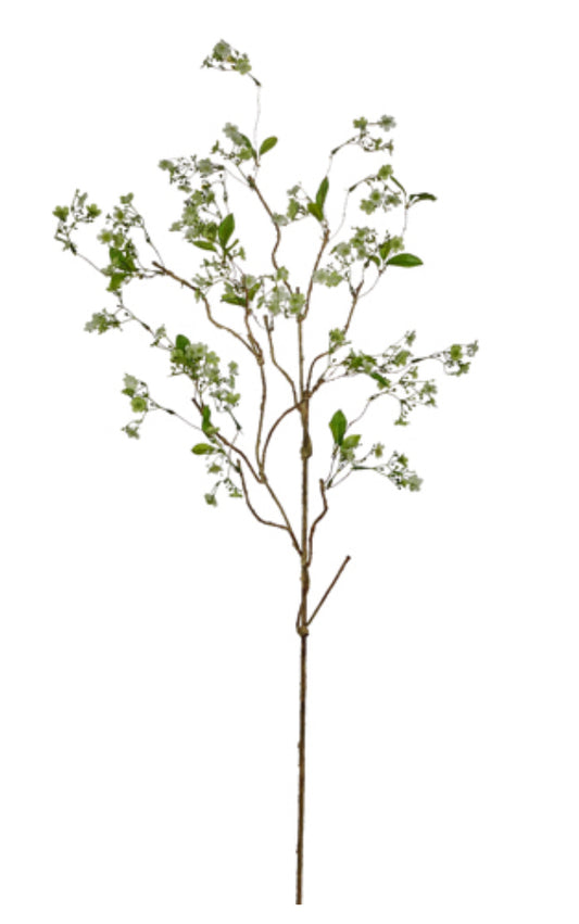 41” White Flowering Branch