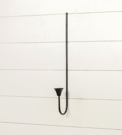 Forged Taper Candle Wall Sconce