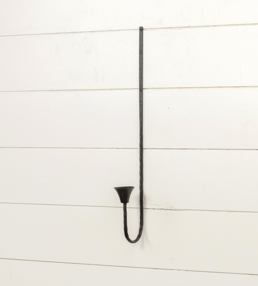Forged Taper Candle Wall Sconce