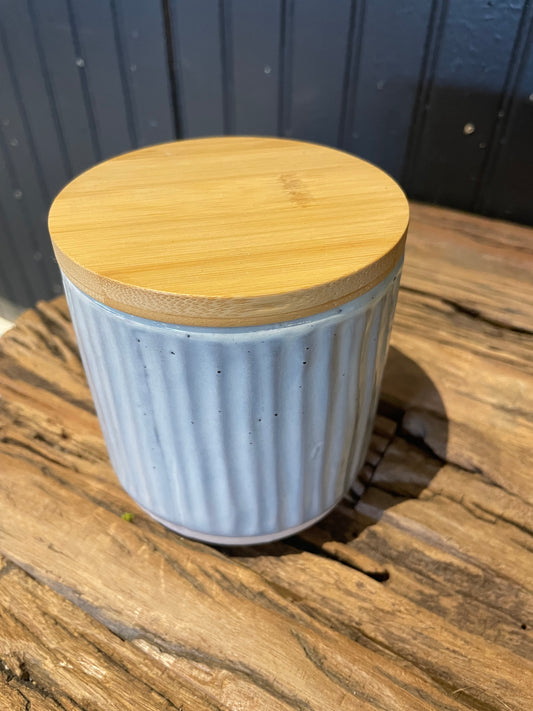 Grey Canister w/Accents