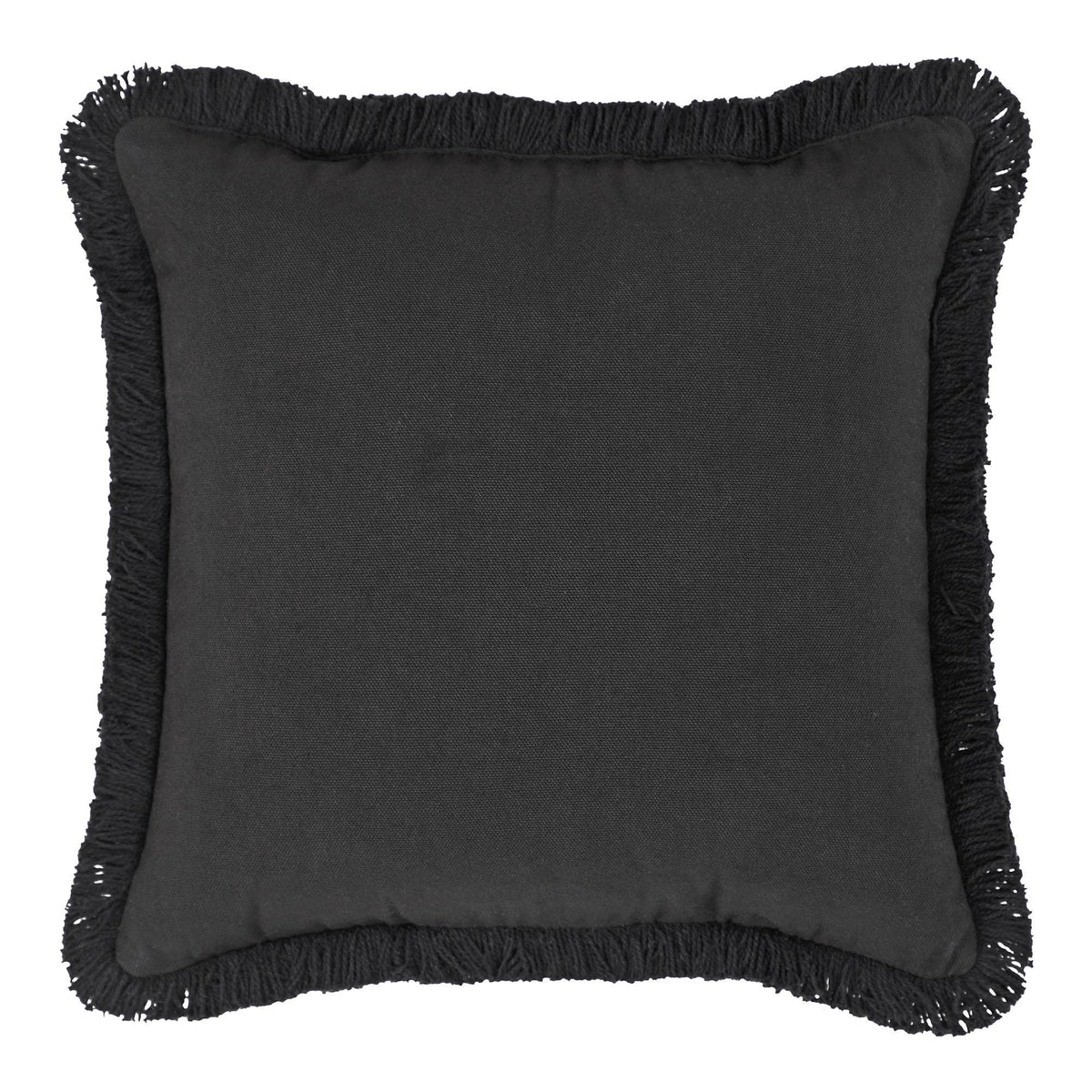 3 Christmas Trees Black Woven Throw Pillow 12x12