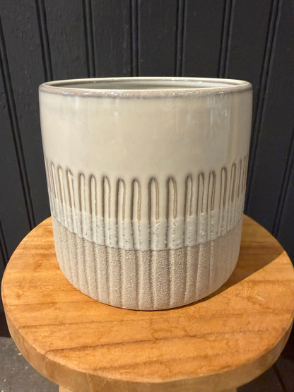 4.25” Textured Ceramic Vase