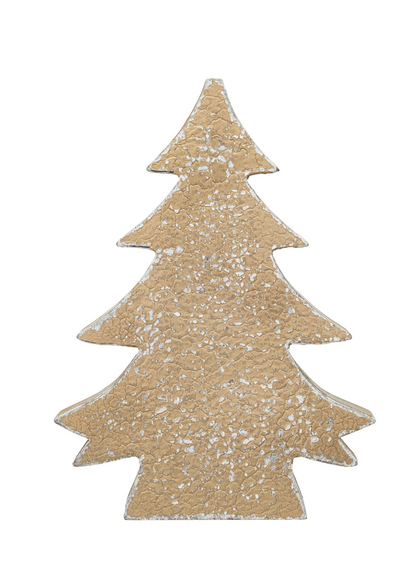 Distressed Gold Finish Tree