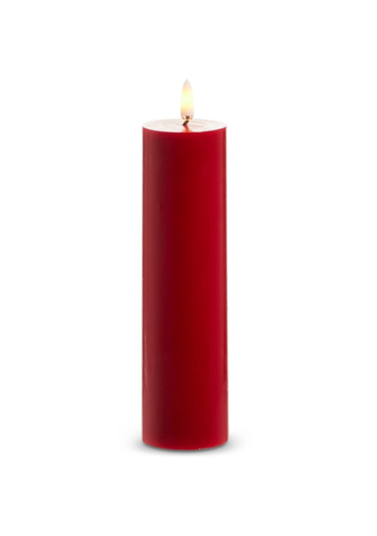 2”x7” Red Pillar Candle