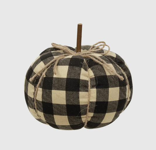 Black Buffalo Check Pumpkin
