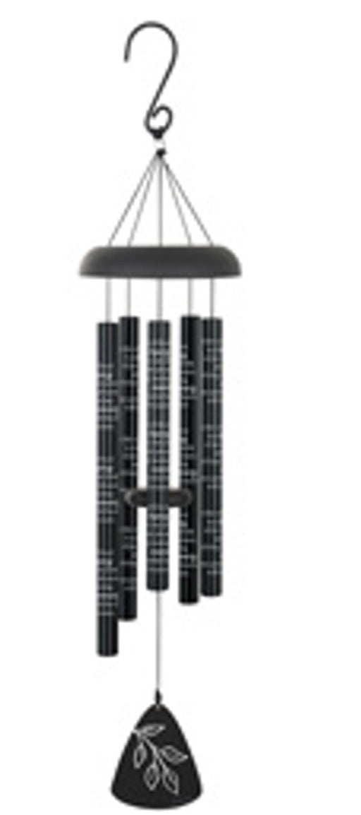 30” Black Sonnet Chime “Life Well Lived”