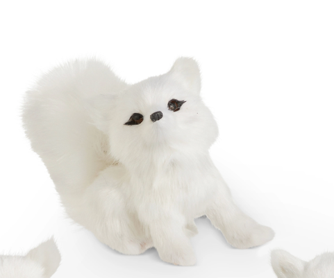 5” White Fox Ornament