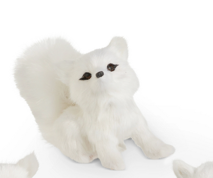 5” White Fox Ornament