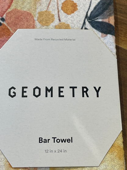 Geometry Sleepy Fields Bar Towel