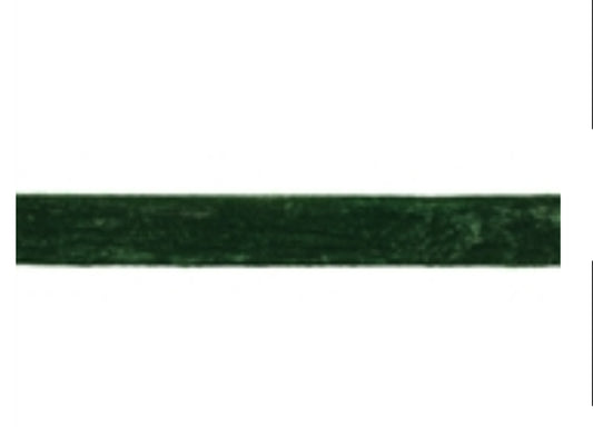 Hunter Green Raw Edge Velvet Ribbon