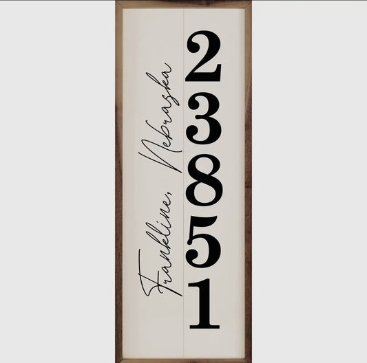 Personalized Zip/City, Sioux Center, IA 51250-White