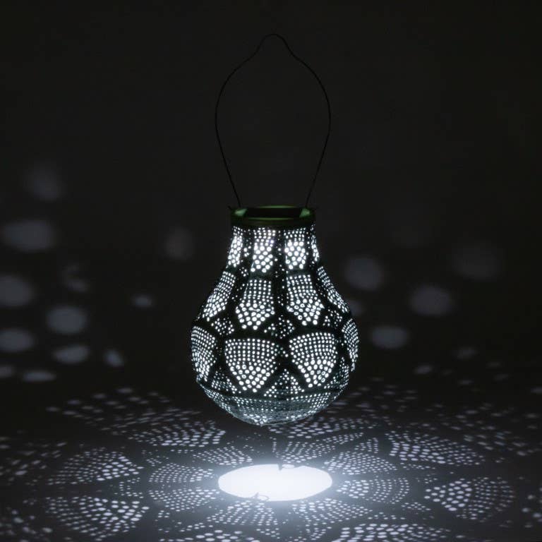 Stella Bulb 8" Solar Lantern - Sage