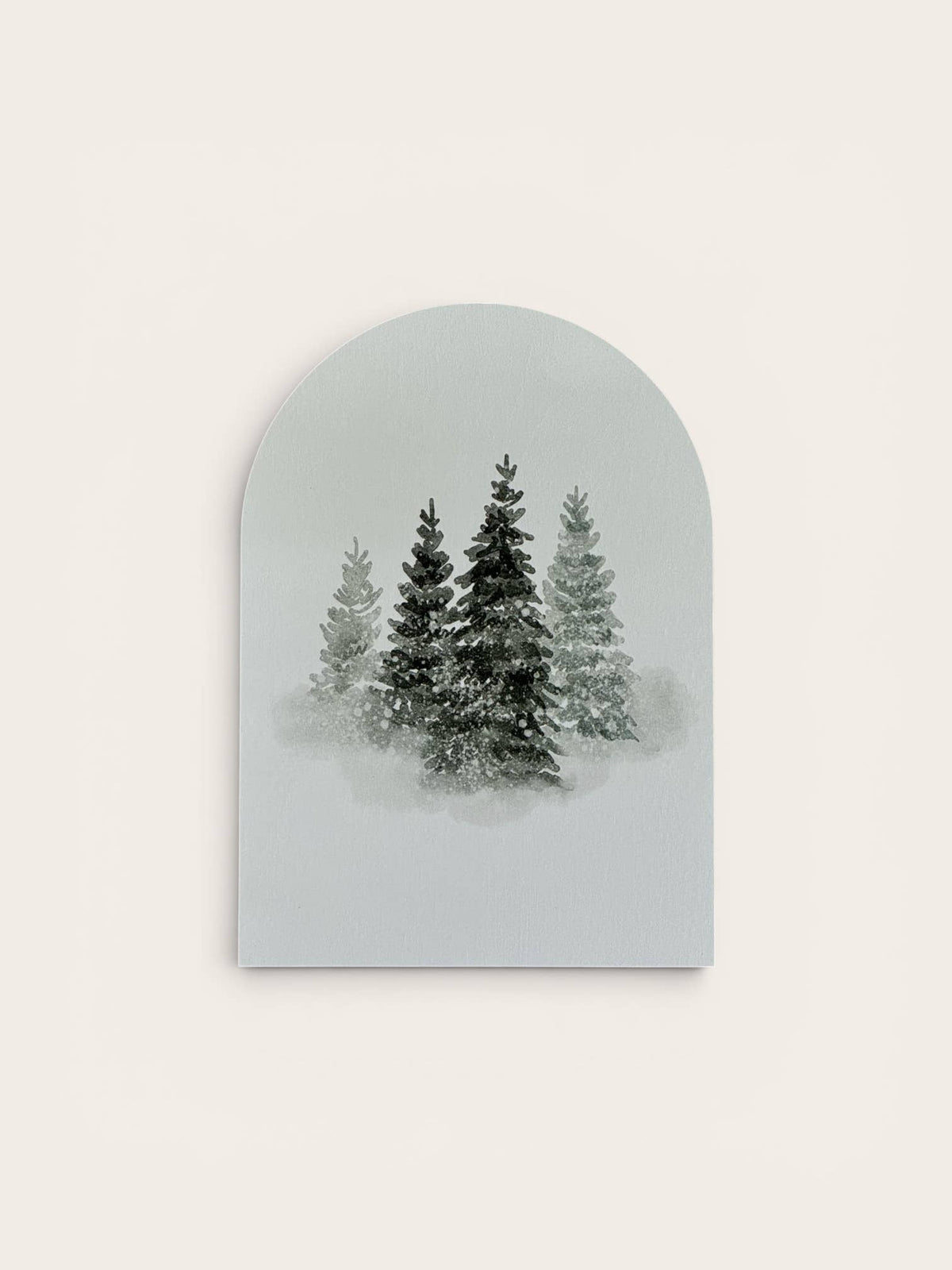 Winter Tree Watercolor, Arch | Christmas 2026