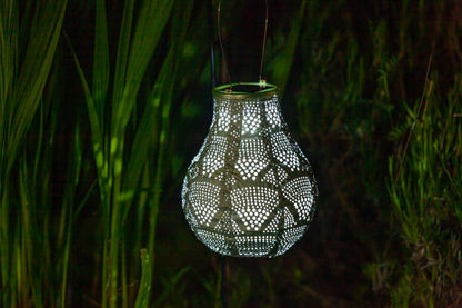 Stella Bulb 8" Solar Lantern - Sage