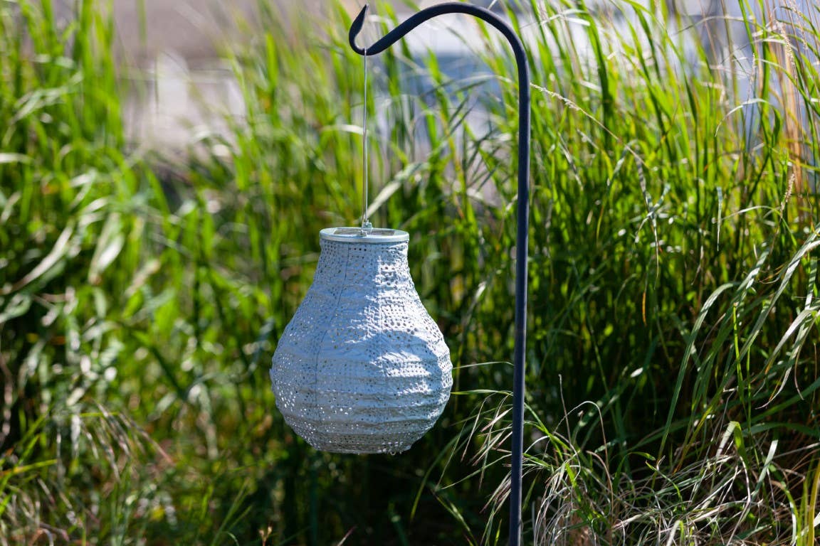 Stella Bulb 8" Solar Lantern - Sage