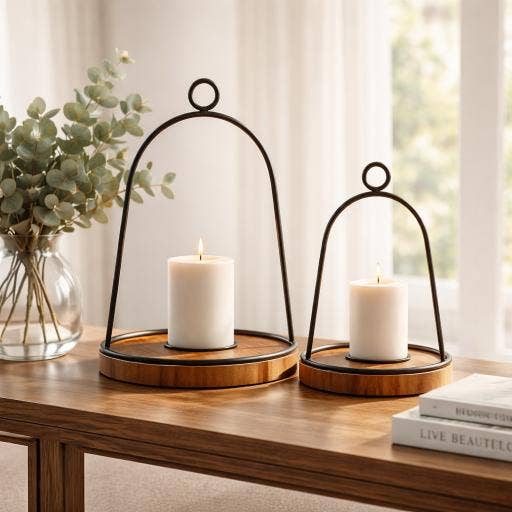 Cozy Dome Lanterns - 6x6x14in S - 4x4x10in