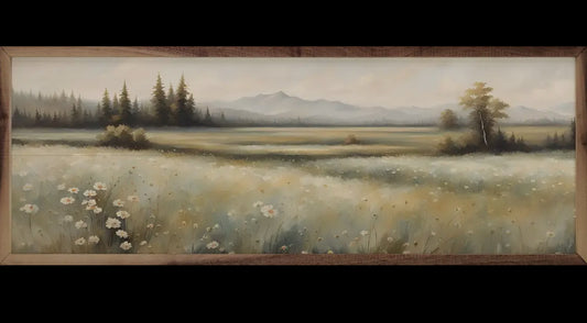 Valley With Flowers Left