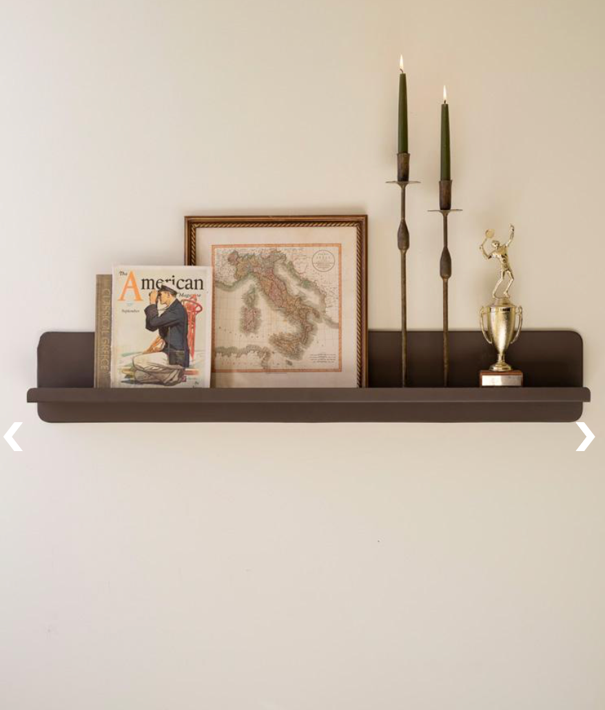 Antique Bronze Wall Shelf