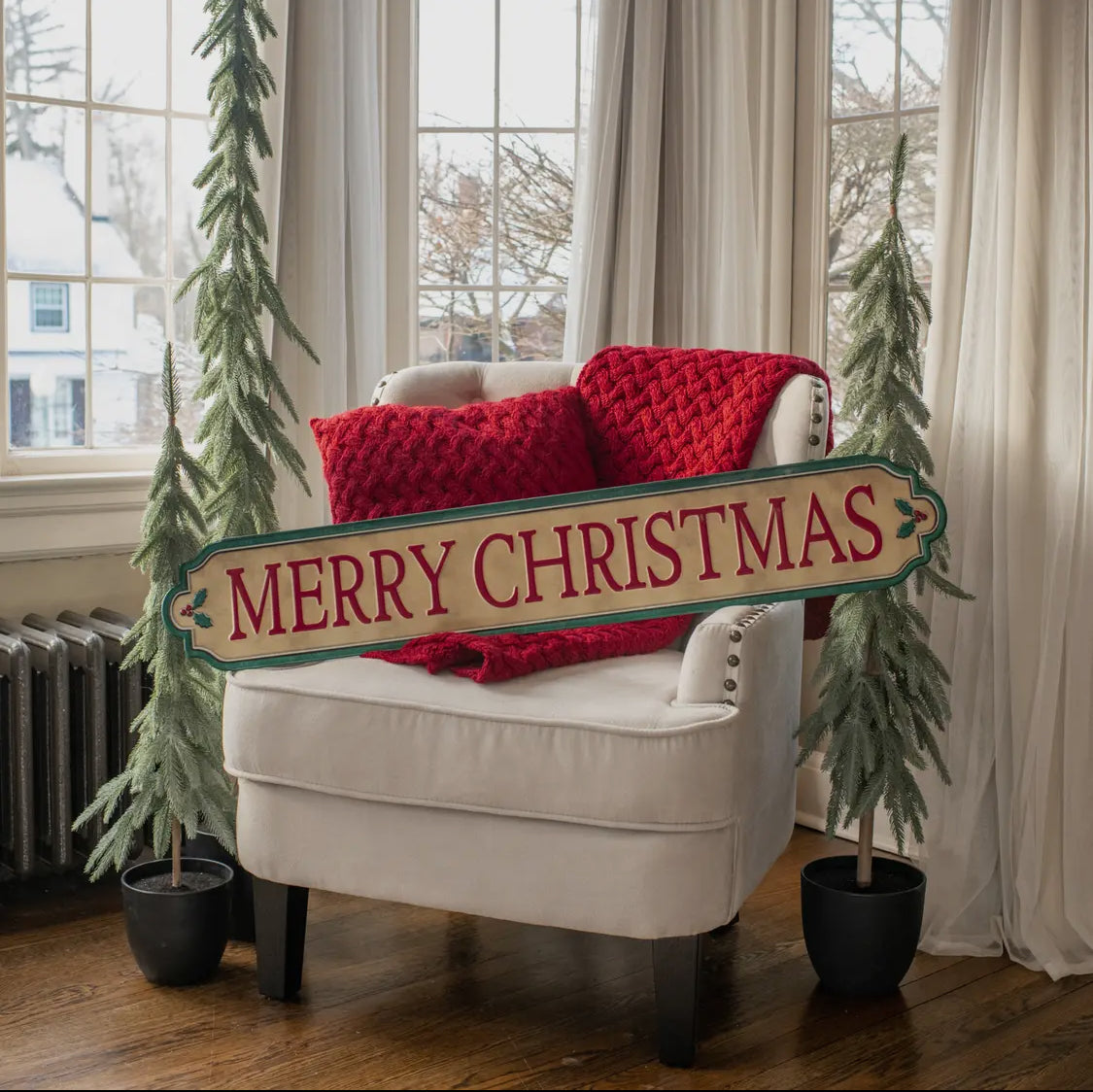 42” Merry Christmas Plaque