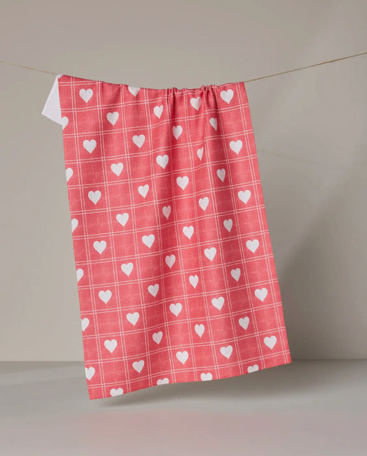 Kind Spirit Red Tea Towel