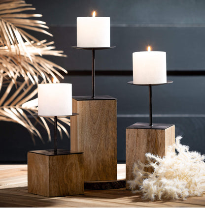 Modern Block Pillar Candle Holder-sm