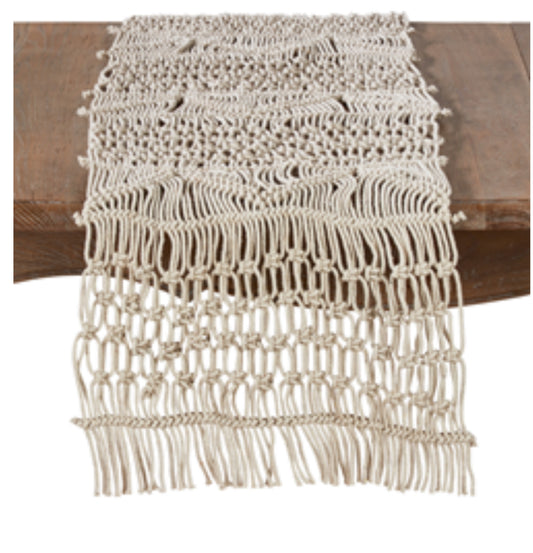 Macrame Table Runner