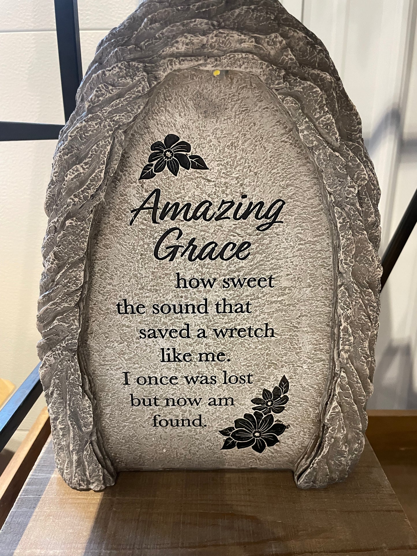 “Amazing Grace” Solar Garden Marker