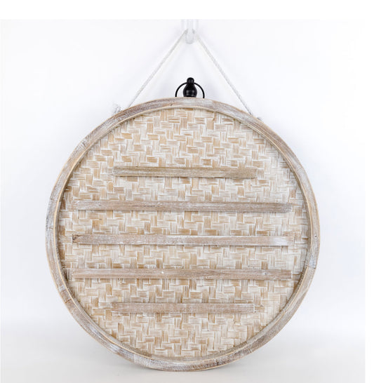 Bamboo Round Letter Board