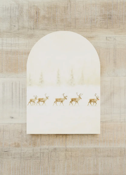 7”x10” Reindeer Lineup Arch