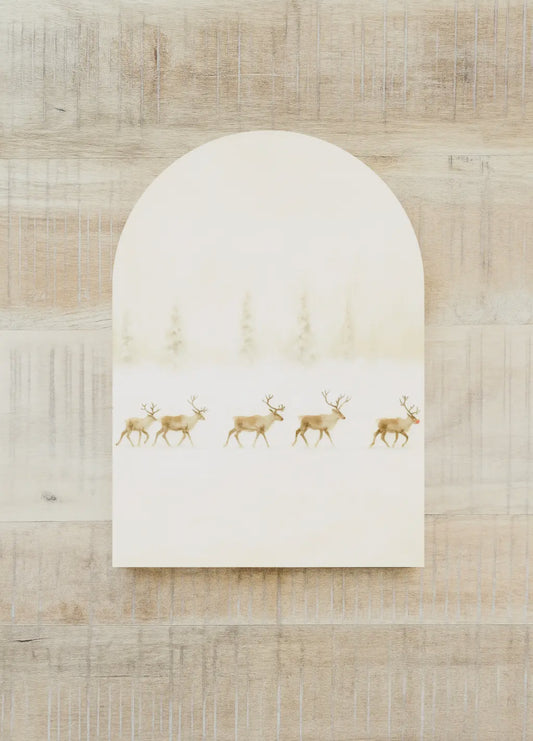 7”x10” Reindeer Lineup Arch