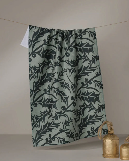 Winter Foliage Tea Towel