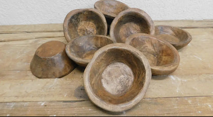 Small Wood Round bowl