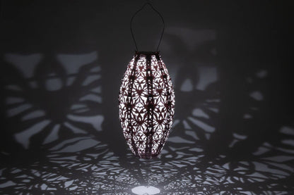 Stella Wildflower Pod 15" Solar Lantern - Blush