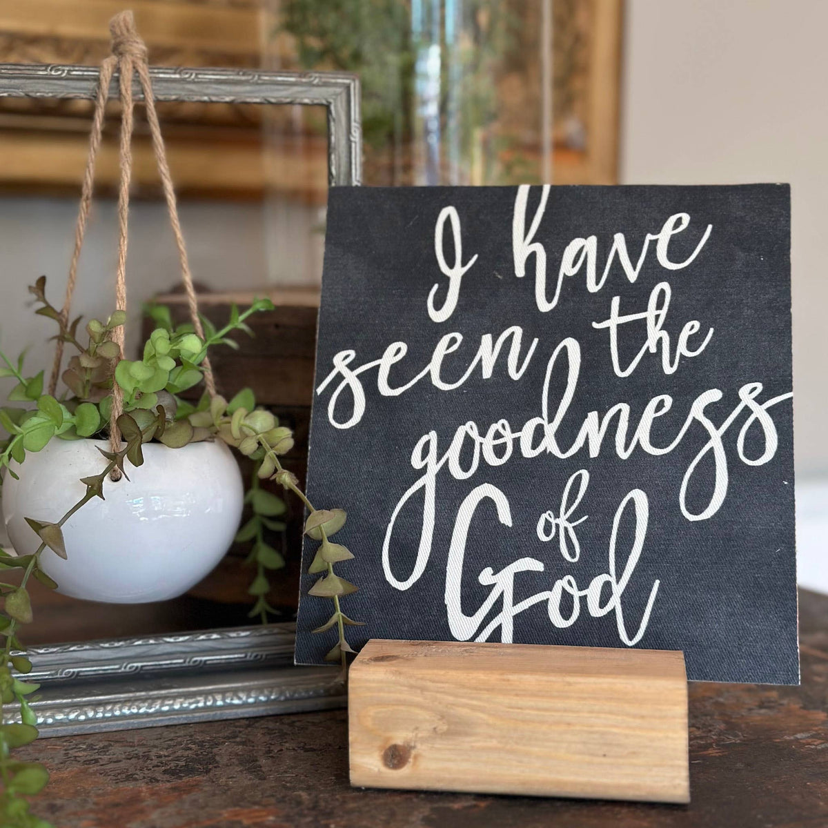 Mini Canvas, Goodness Of God, Fall, Autumn Shelf Decor