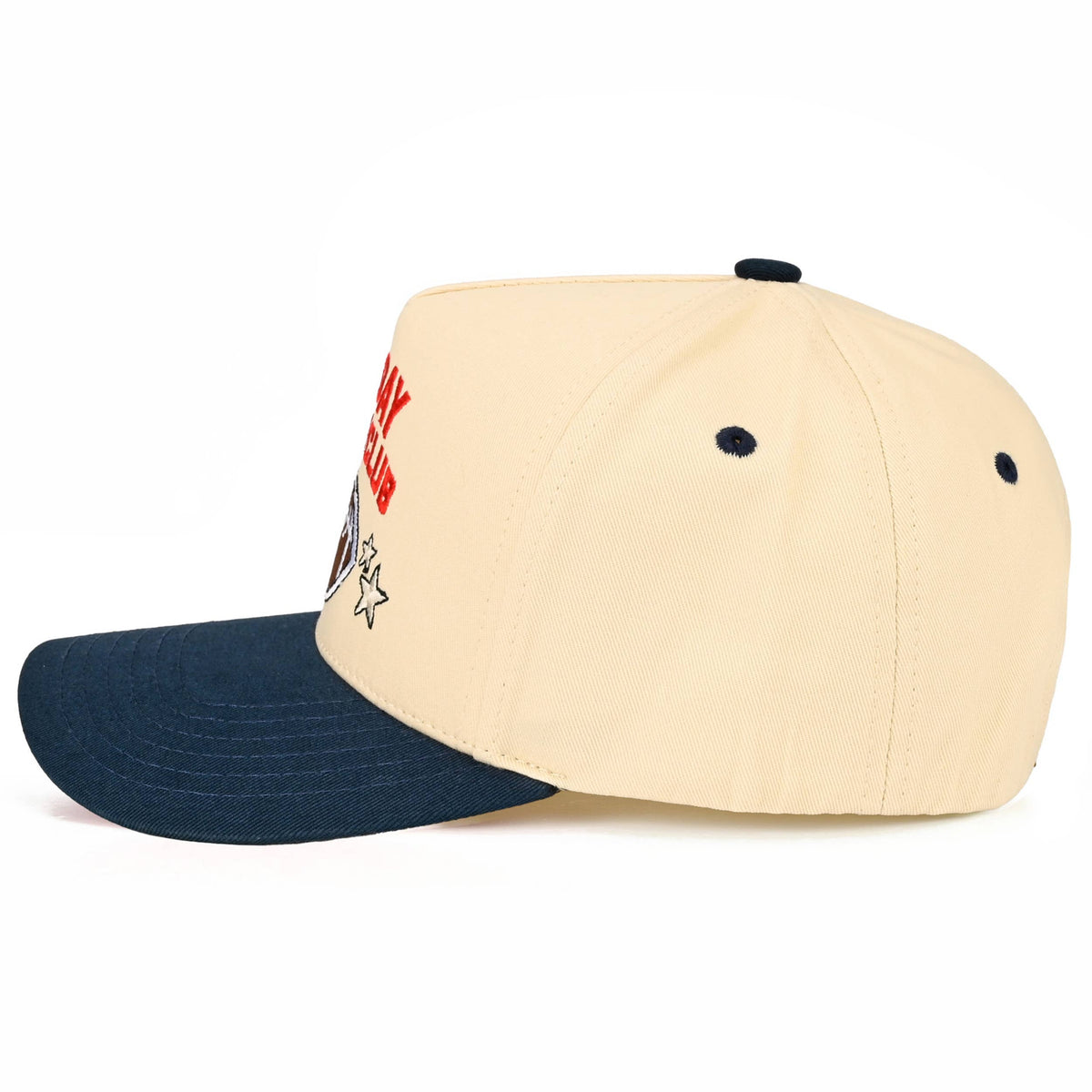 C.C SUNDAY FUNDAY CLUB Letter on Two Tone Trucker Hat