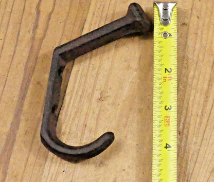 Cast Iron Wall Mount Railroad Spike Coat Hook