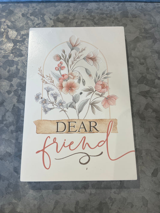 Dear friend Keepsake Card