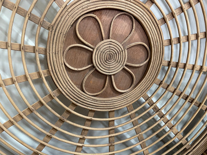 Round Rattan Tray