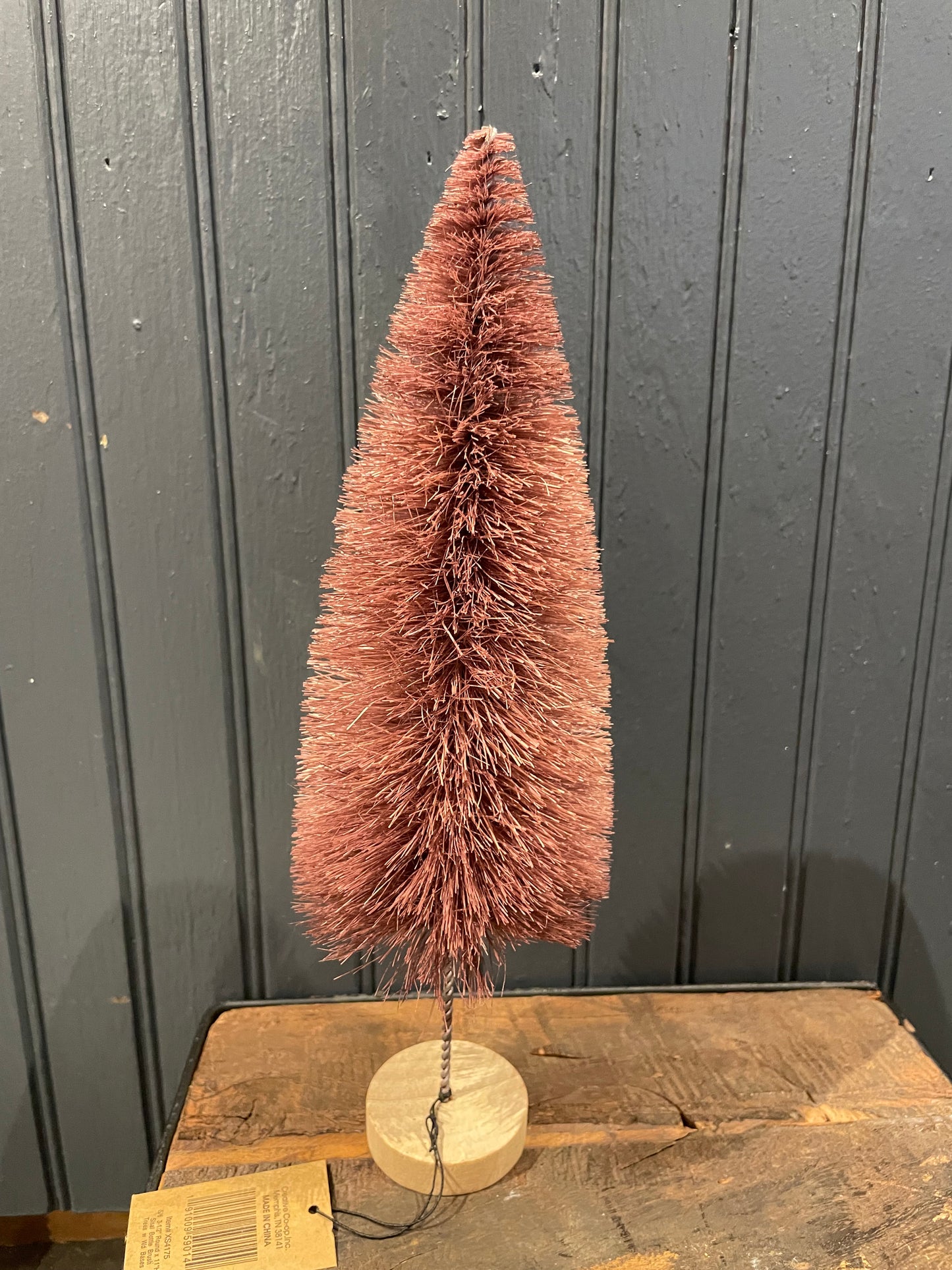 Sisal Bottle Brush Tree w/Bse-Med