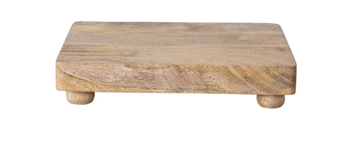 Mango Wood Footed Cheese/ Serving Board