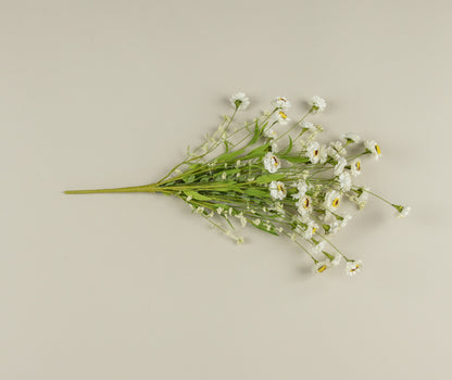 22” White Paper Daisy Bush