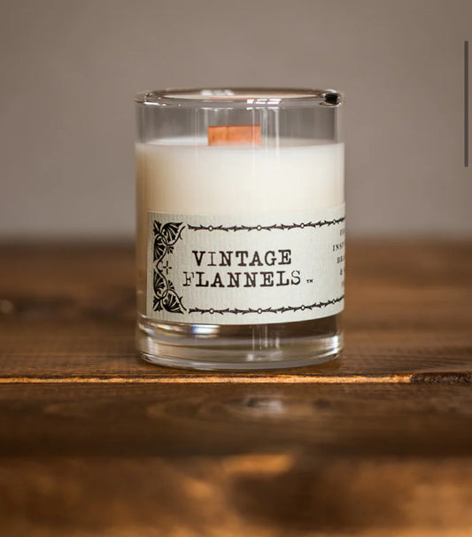 Vintage Flannel Candle 2 oz.-Drifter