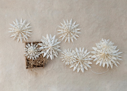 72”L Snowflake Garland