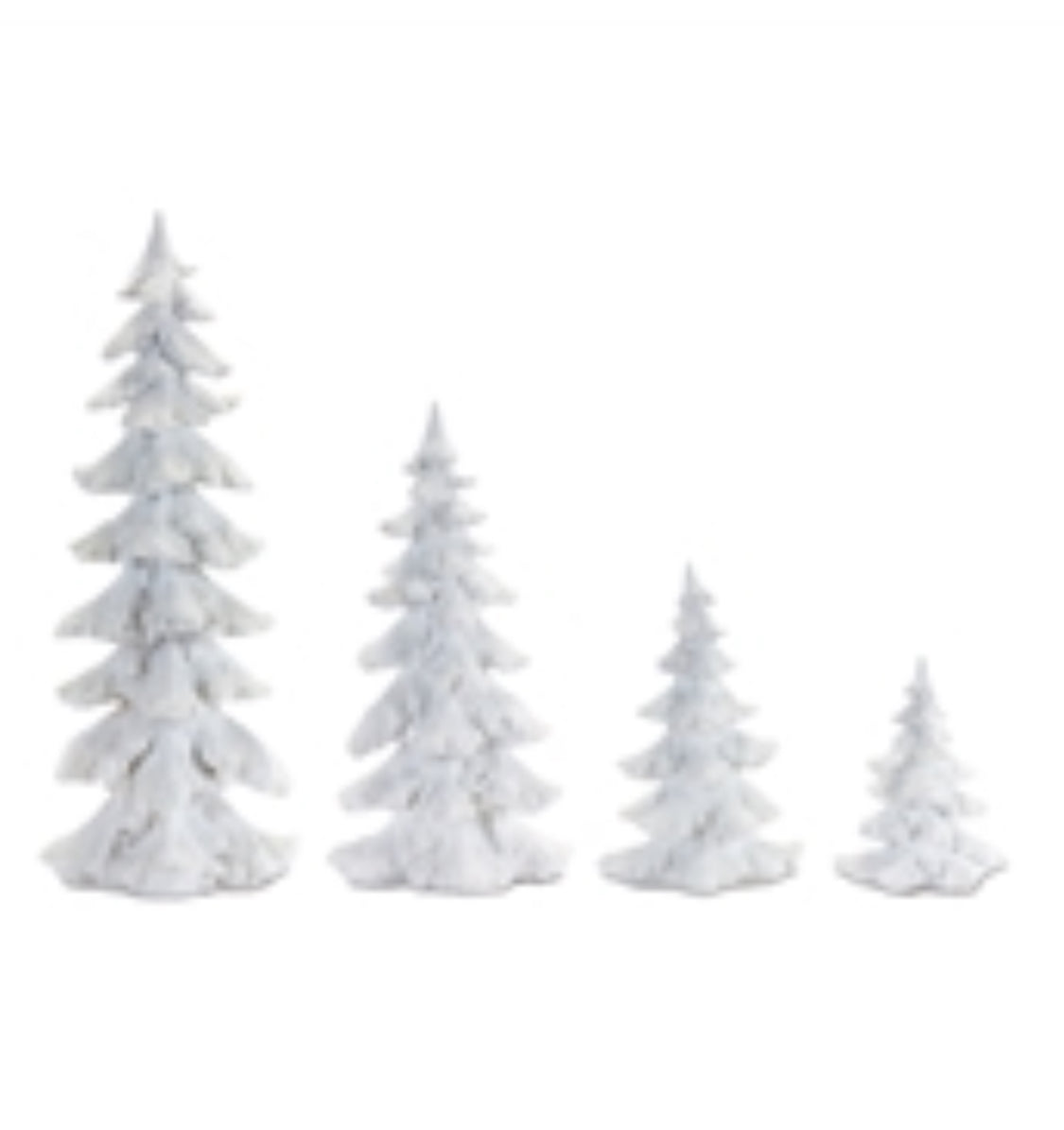 6.5” White Resin Tree-small