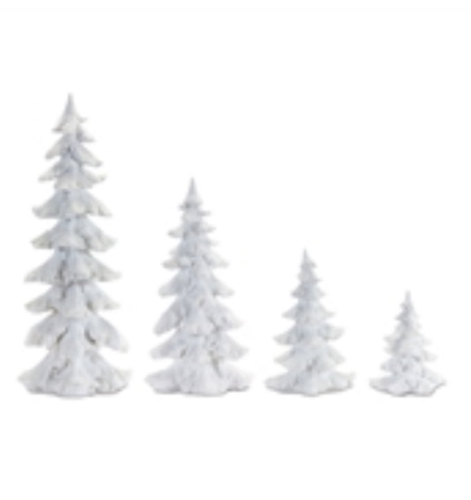 6.5” White Resin Tree-small